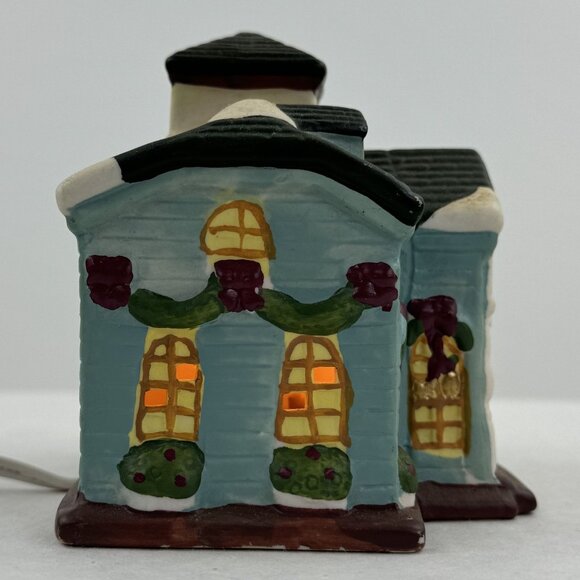 Vintage 1998 Dickens Collectables Sugar Creek County Cafe Porcelain Light 4.25" - Picture 3 of 16
